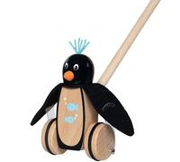 Jouet à Pousser En Bois Oshhni – Canard Marcheur, Jeu Interactif Pour Bébé 1 An, Développement Motricité Et Coordination
