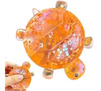 Jouet à Presser à Paillettes, Confort Anti-Stress en Forme de Tortue, Gadget Fidget de 2,76 x 1,97 Pouces avec Doux, Balle sensorielle en matériau TPR, Jouet de Relaxation pour avec Un