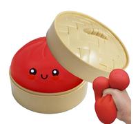Jouet à Presser Dumpling,Boule Anti-Stress Douce en Forme de Dumpling | Boules de pâte à Presser sensorielles | pour , Adolescents, Adultes, Amis, Famille, Bureau, étude