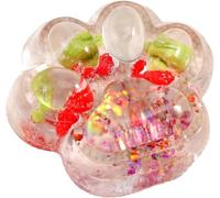 Jouet À Presser en Forme De Patte De Chat, Jouet Squishy Patte De Chat, Jouet Patte De Chat Anti Stress, Squishy Toy Jouet, pour La Maison, Les Voyages Et L'extérieur (Cherry)