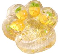 Jouet À Presser en Forme De Patte De Chat, Jouet Squishy Patte De Chat, Jouet Patte De Chat Anti Stress, Squishy Toy Jouet, pour La Maison, Les Voyages Et L'extérieur (Pineapple)