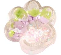 Jouet À Presser en Forme De Patte De Chat, Jouet Squishy Patte De Chat, Jouet Patte De Chat Anti Stress, Squishy Toy Jouet, pour La Maison, Les Voyages Et L'extérieur (Grape)