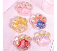Jouet À Presser en Forme De Patte De Chat, Jouet Squishy Patte De Chat, Jouet Patte De Chat Anti Stress, Squishy Toy Jouet, pour La Maison, Les Voyages Et L'extérieur (5PCS Set)