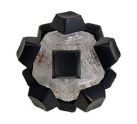 Jouet à Presser - Interrupteur mécanique à 12 Touches - avec lumières LED - Jouet de Bureau sensoriel sphérique pour TDAH et soulagement du Stress - Gadget de Bureau Cool et de Noël