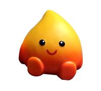 Jouet à presser la flamme | Jouet sensoriel mignon Fidget | Adorable jouet anti-stress, balle à presser à la main de dessin animé, balle spongieuse douce à montée lente, balle sensorielle apaisante po