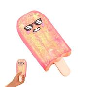 Jouet À Presser, Motif Crème Glacée, 14 X 6,5 Cm, Jouet Fidget, Panier De Remplissage, À Montée Lente, pour Adultes Travail Étude Bureau À Domicile Voyage Déplacements Longs Voyages Cadeaux De