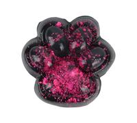 Jouet à Presser Patte de Chat, Paillettes Mignon Patte de Chat Kawaii Doux à Presser Anti-Stress Sensoriel Jouets Fantaisie pour Enfants Adultes École Bureau (Rose Ciel Étoilé)