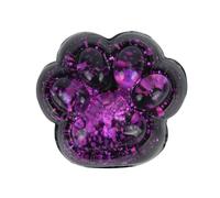 Jouet à Presser Patte de Chat, Paillettes Mignon Patte de Chat Kawaii Doux à Presser Anti-Stress Sensoriel Jouets Fantaisie pour Enfants Adultes École Bureau (Violet Ciel Étoilé)