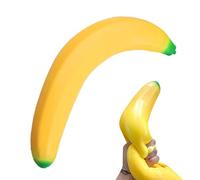 Jouet à Presser sensoriel - Banane réaliste, Extensible et Douce | Jouet Fidget pour Adultes garçons Filles Anniversaire noël soulagement du Stress Fruit Jaune Non Toxique 1 pièce