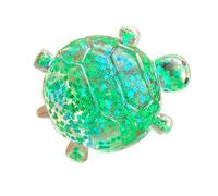 Jouet à Presser Tortue - Fidget à Paillettes Douces pour la Relaxation | Mousse PU Texture montée Lente, Jouet Tortue sensorielle pour Adultes, école Domicile Le Travail de Bureau, Voyage d'étude