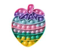 Jouet À Pression Sensoriel Anti-Stress En Silicone, Macaron À La Fraise, Anti-Stress, Relaxant, Fidget, Soulage Les Besoins De L'autisme