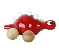 Jouet à promener en bois : dino rouge Vilac Rouge G
