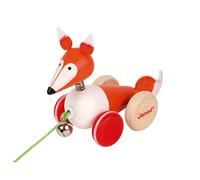 Janod Jouet à promener Renard Zigolos en bois FSC Multicolore TU