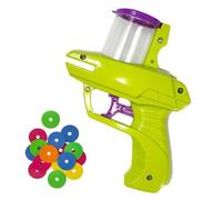 Jouet à rapporter avec 15 hélices volantes colorées, ensemble de jeu de disque volant lumineux, lanceur de suivi des chats interagir