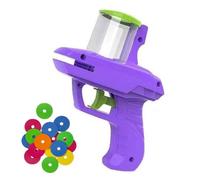 Jouet à rapporter avec lot de 15 hélices volantes colorées, jeu de lanceur lumineux de suivi de disque volant, jeu interactif, chats
