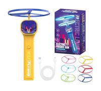 Jouet à rapporter pour chat - Disque interactif rechargeable pour chaton, jouet soucoupe volante avec mouvement automatique, dressage et développement du comportement des animaux de compagnie