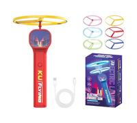 Jouet À Rapporter Pour Chat - Jouet À Disque Rechargeable Pour Chaton | Ĵouet De Récupération Ṕour Chat, Lanceur De Soucoupes Volantes Rechargeable, Comprend 6 Soucoupes Volantes, Śoucoupes V́olantes