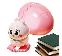 Jouet à remonter - œuf de canard mécanique sautant, animal à couver qui rebondit en cours d'exécution, animaux interactifs à remonter ABS, jeu fantastique au design mignon, prix de classe anniversaire
