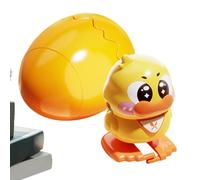 Jouet à remonter - œuf de canard mécanique sautant, animal à couver qui rebondit en cours d'exécution, animaux interactifs à remonter ABS, jeu fantastique au design mignon, prix de classe anniversaire