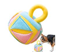 Jouet à renifler pour chien - Jeu de recherche de nourriture pour dentition - Distributeur de nourriture lavable en forme de balle - Pour petites, moyennes et grandes races - Entraînement du mouvement