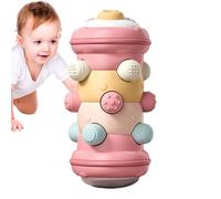 Jouet à Rouleau Rampant,Jouet à Rouler Rampant, d'activité mobile interactif sensoriel - Apprentissage des couleurs Développement des compétences motrices à partir de 3 mois pour les tout-petits