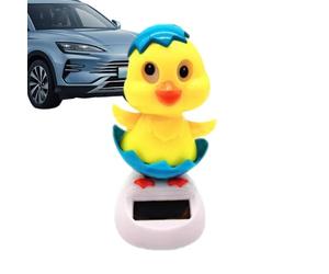 Jouet à secousse solaire - Figurine de dessin animé pour tableau de bord | Jouet dansant à énergie solaire, déco de voiture amusante, accessoire adhésif pour bureau, étagère, intérieur de voiture