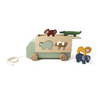 Jouet à tirer en bois camion All Animals