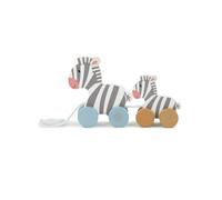 Jouet à tirer en bois éléphants zèbres TU