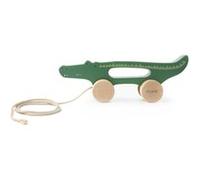 Jouet a tirer en bois -Mr Crocodile Multicolore G