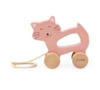 Jouet à tirer en bois Mrs. Cat