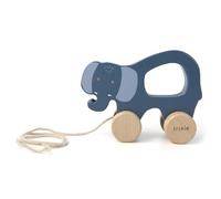 Jouet à tirer en bois - mrs. Elephant