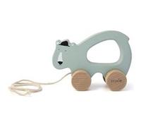 Jouet a tirer en bois Pingouin - Mr Polar Bear Multicolore G