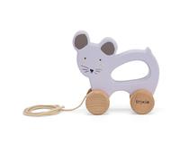 Jouet à tirer en bois Trixie Mrs Mouse