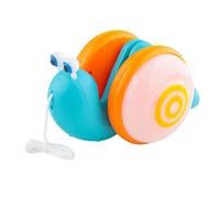 Jouet A Tirer En Forme D'escargot Pour Tout-Petit, Jouet A Tirer En Abs Durable, Jouet Musical Pour Bebes De 1 A 3 Ans, Bleu