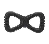 Jouet à tirer Gladiator pour chien avec poignée, caoutchouc noir, 20 cm - Flamin