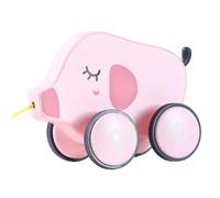 Jouet à tirer, jouet à pousser | Amusant à pousser et tirer des animaux, éducatif pour marcher et équilibrer avec roues en caoutchouc, jouet interactif d'éducation précoce pa