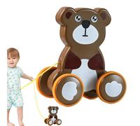 Jouet à Tirer, Jouet à Pousser,Jouets à Cordes à Tirer, Jouet Push-Pull en Forme d'animal | Divers Styles de Jeu, Pneu Silencieux, éducatif de Marche et d'équilibre, favorise Le développement ph