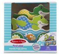 Jouet à tirer Melissa & Doug First Play Friendly Frogs Multicolore G