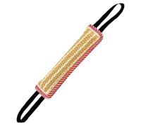 Jouet à tirer pour morsure de chien - Équipement d'entraînement pour oreiller en jute avec 2 poignées solides | Accessoire interactif pour chiots pour jeux de guerre | Équipement d’exercice durable po