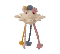 Jouet À Tirer Sensoriel Nude Beige TU