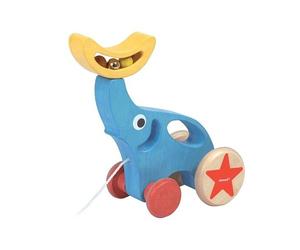 Jouet à trainer amusant pour bébé éléphant Elphy roll Janod®