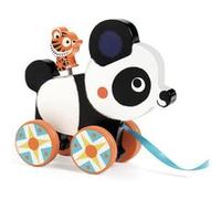 Jouet a trainer Billie le panda - Djeco Orange