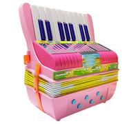 Jouet Accordéon Pour - 17 Touches De Boutons, 6 Mini Instruments À Tirer À La Main, Design Léger Et Mignon, Petit Cadeau Musical | Outil Musical Pour L'éducation Précoce Pour Les Tout-petits D