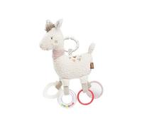 Fehn Activity Jouet Lama - Jouet de motricité avec anneau de fixation - Animal de jeu avec éléments de préhension à saisir et à découvrir - Doudou pour bébés et jeunes enfants à partir de 0+ mois
