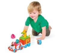 Jouet activité - TOMY - Jurassic World - Bébé Dino - Bleu - Vert - 4 roues