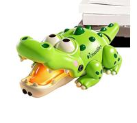 Jouet Alligator Crocodile Musical Lumineux Avec Évitement D'Obstacles | Alligator Mignons avec Son Pour Garçons Filles Maison École Maternelle Crèche Centre D'Apprentissage Précoce Salon Vert