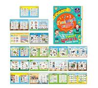 Jouet Alphabet Russe pour , Livre Parlant Lettres Russes, Jouet pour l'Apprentissage des Mots et des Nombres pour Les de 3 à 8 Ans Utilisable à la Maison en