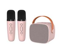 Jouet - AMOUNE - Mini machine de karaoké - 2 microphones sans fil - Bluetooth 5.3 - 4 ans et plus