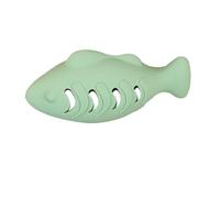 Jouet Amusant à Mordre pour Chaton - Poisson en Silicone, Jouet à mâcher Durable avec à Chat Naturelle pour Chats agressifs, Design de Poisson Doux et sûr pour Chatons Qui Font Leurs Dents