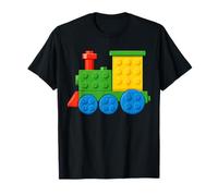 Jouet Amusant de Construction de Briques de Train T-Shirt